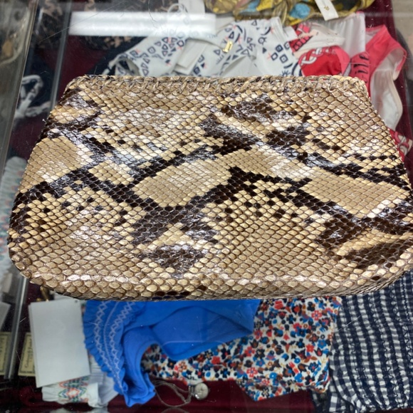 Nancy Gonzalez Python Clutch - Picture 3 of 4